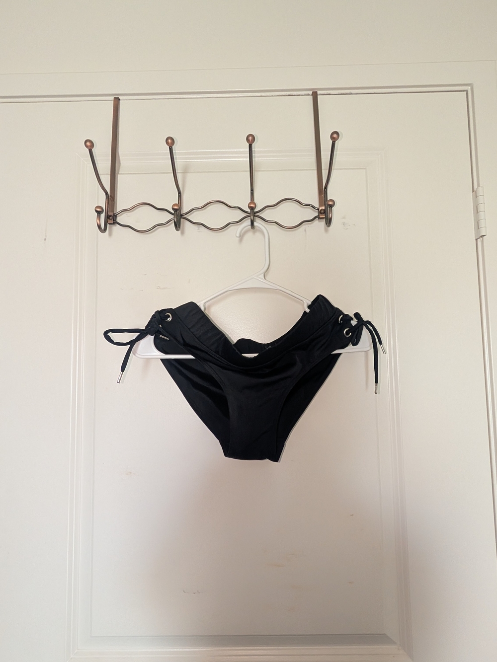 Women’s Black Tie-Side Bikini Bottom